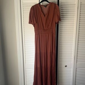 Simply Vera Vera Wang Terracotta Maxi Dress